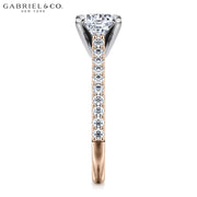 1.31ctw Round Cut Lab Grown Diamond Ring