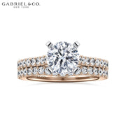 1.31ctw Round Cut Lab Grown Diamond Ring