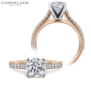 1.31ctw Round Cut Lab Grown Diamond Ring