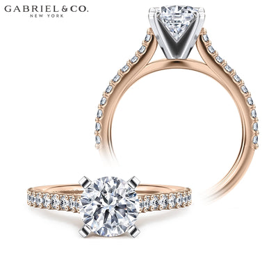 1.31ctw Round Cut Lab Grown Diamond Ring