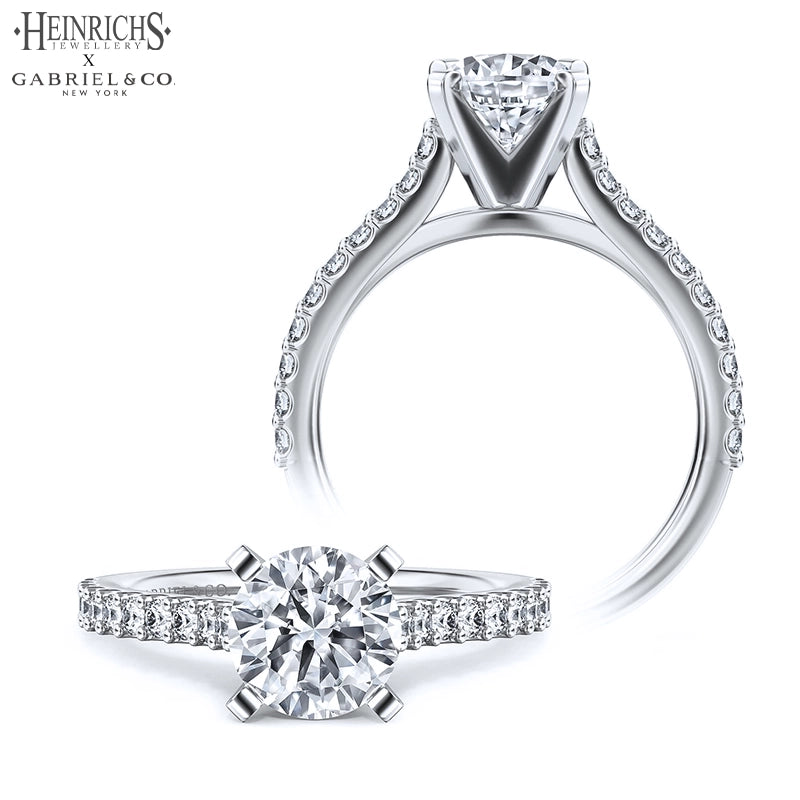 1.25ctr-2.50ctr Round Cut Lab Grown Diamond Ring Tailor Made