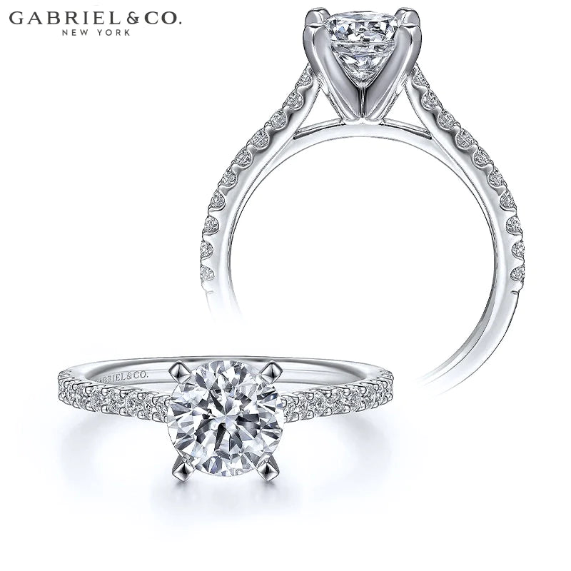 1.35ctw Round Cut Lab Grown Diamond Ring
