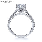 1.35ctw Round Cut Lab Grown Diamond Ring