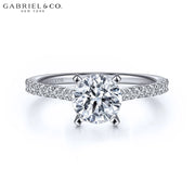 1.35ctw Round Cut Lab Grown Diamond Ring
