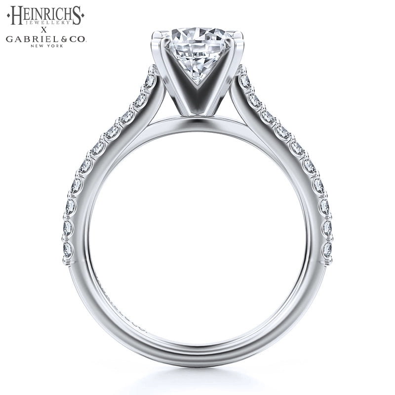 1.25ctr-2.50ctr Round Cut Lab Grown Diamond Ring Tailor Made