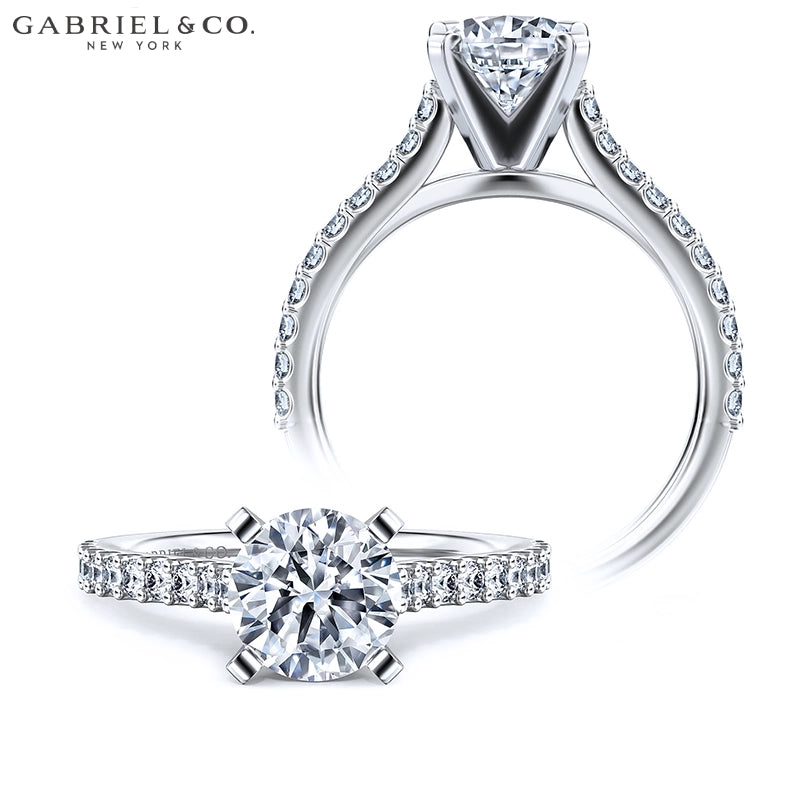 1.00ctr-2.00ctr Round Cut Natural Diamond Ring Tailor Made