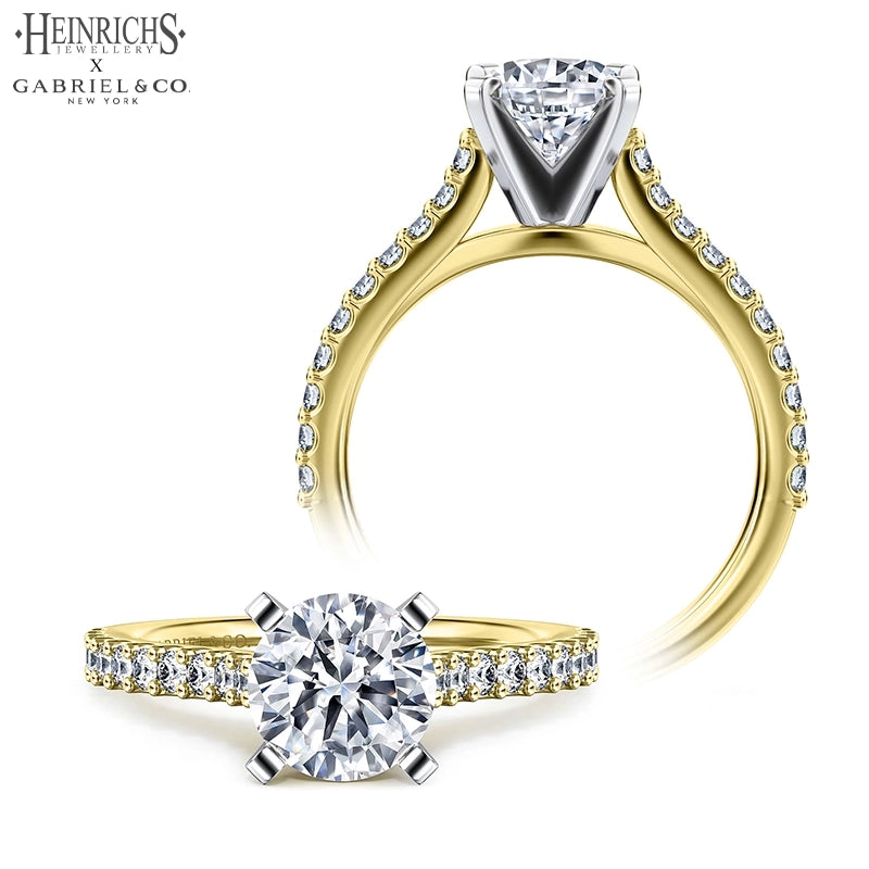 1.25ctr-2.50ctr Round Cut Lab Grown Diamond Ring Tailor Made