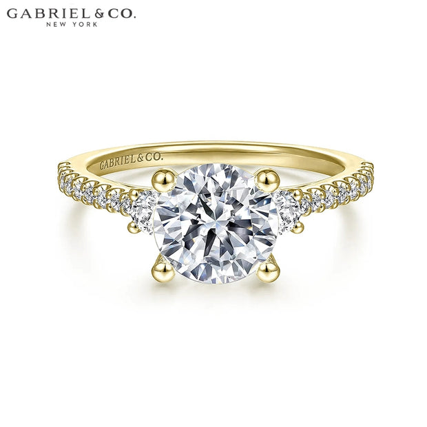 1.00ctr-3.00ctr Round Cut Lab Grown Diamond Ring