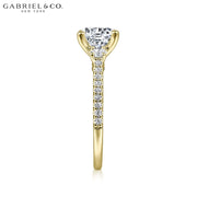1.00ctr-3.00ctr Round Cut Lab Grown Diamond Ring