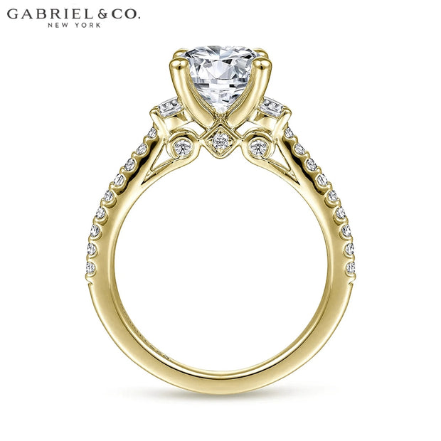 1.00ctr-3.00ctr Round Cut Lab Grown Diamond Ring