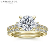 1.00ctr-3.00ctr Round Cut Lab Grown Diamond Ring