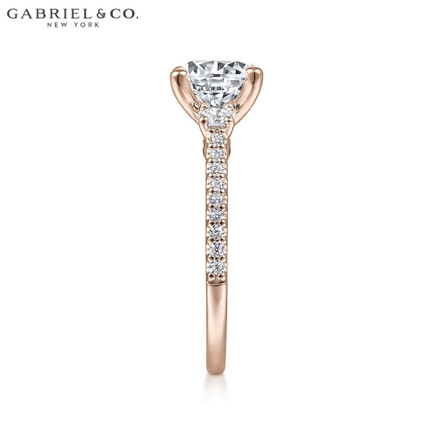 1.00ctr-3.00ctr Round Cut Lab Grown Diamond Ring