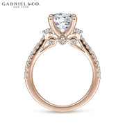 1.00ctr-3.00ctr Round Cut Lab Grown Diamond Ring