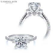 1.00ctr-3.00ctr Round Cut Lab Grown Diamond Ring