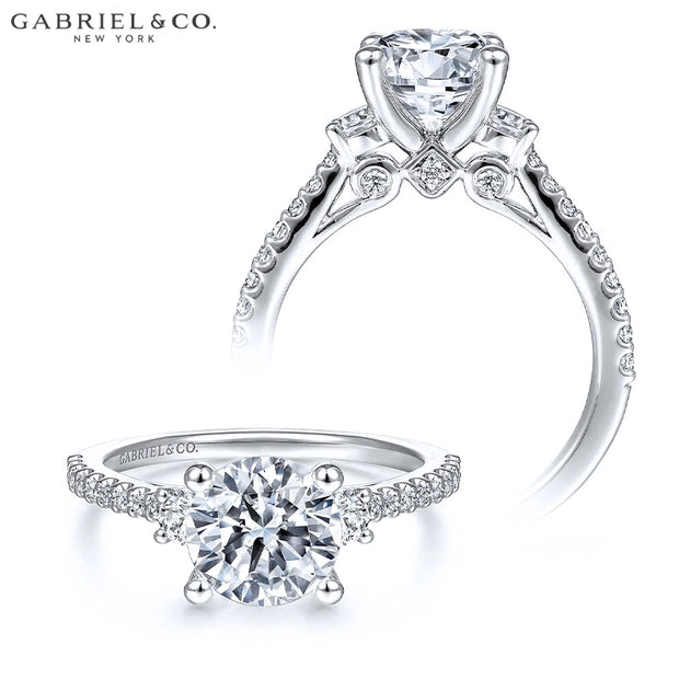 1.00ctr-3.00ctr Round Cut Lab Grown Diamond Ring
