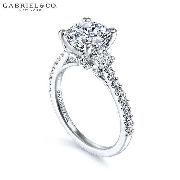 1.00ctr-3.00ctr Round Cut Lab Grown Diamond Ring