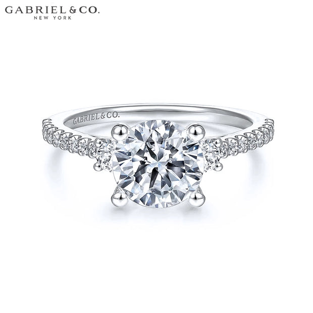 1.00ctr-3.00ctr Round Cut Lab Grown Diamond Ring