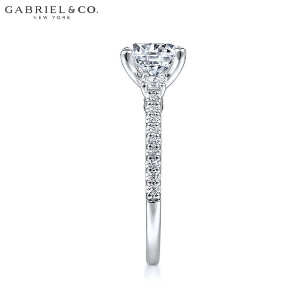 1.00ctr-3.00ctr Round Cut Lab Grown Diamond Ring