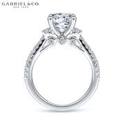 1.00ctr-3.00ctr Round Cut Lab Grown Diamond Ring