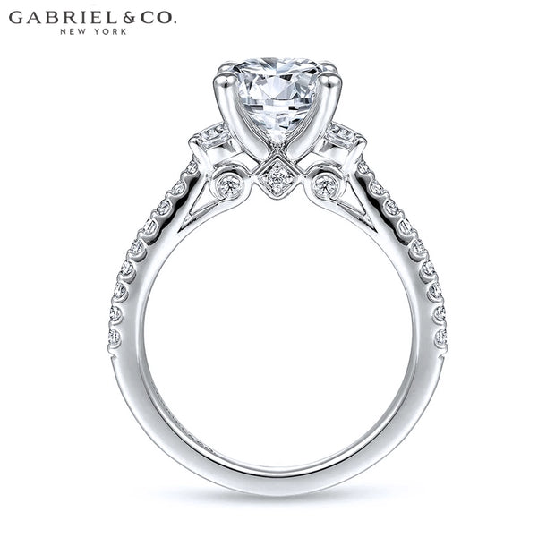 1.00ctr-3.00ctr Round Cut Lab Grown Diamond Ring