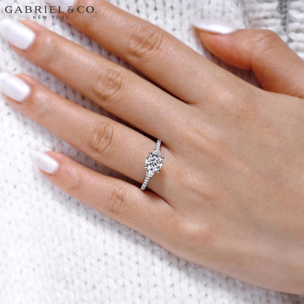 1.51ctw Round Cut Lab Grown Diamond Ring