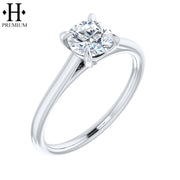 0.76cts Premium Round Cut Natural Diamond Ring