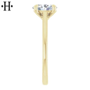 0.75ctr-1.25ctr Oval Cut Natural Diamond Ring