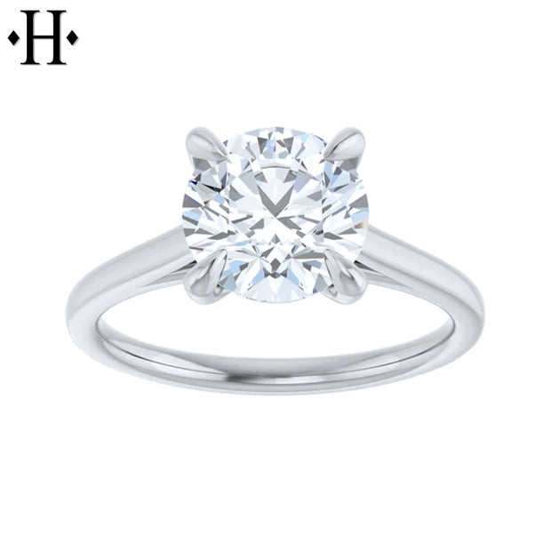 1.50ctr-2.00ctr Round Cut Natural Diamond Ring
