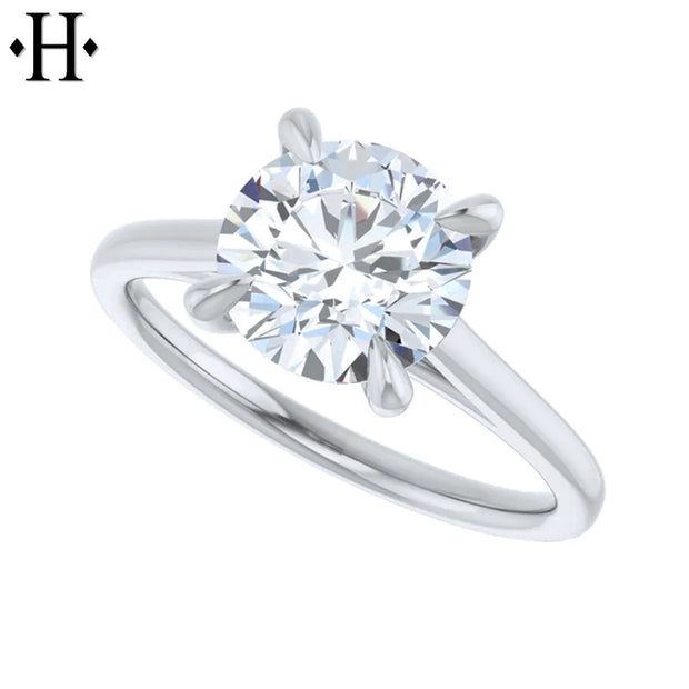 1.50ctr-2.00ctr Round Cut Natural Diamond Ring