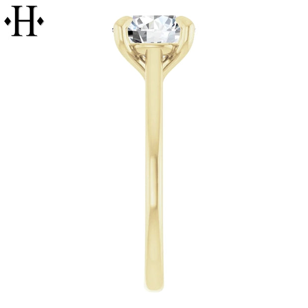 1.50ctr-2.00ctr Round Cut Natural Diamond Ring