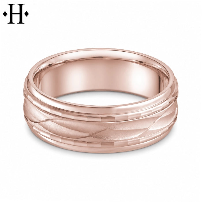 Classic Carved Ring 8mm