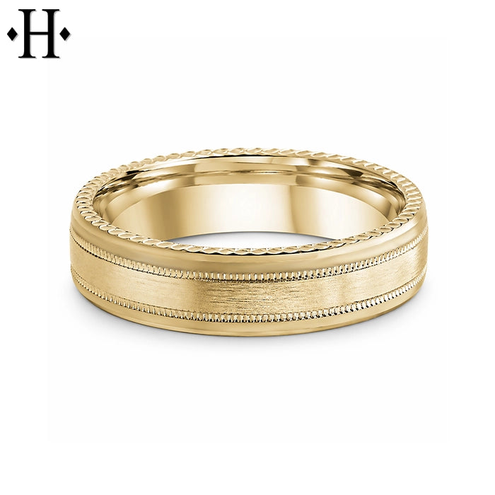 Classic Carved Ring 6mm