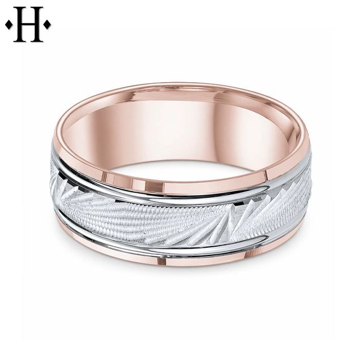 Classic Carved Ring 8mm