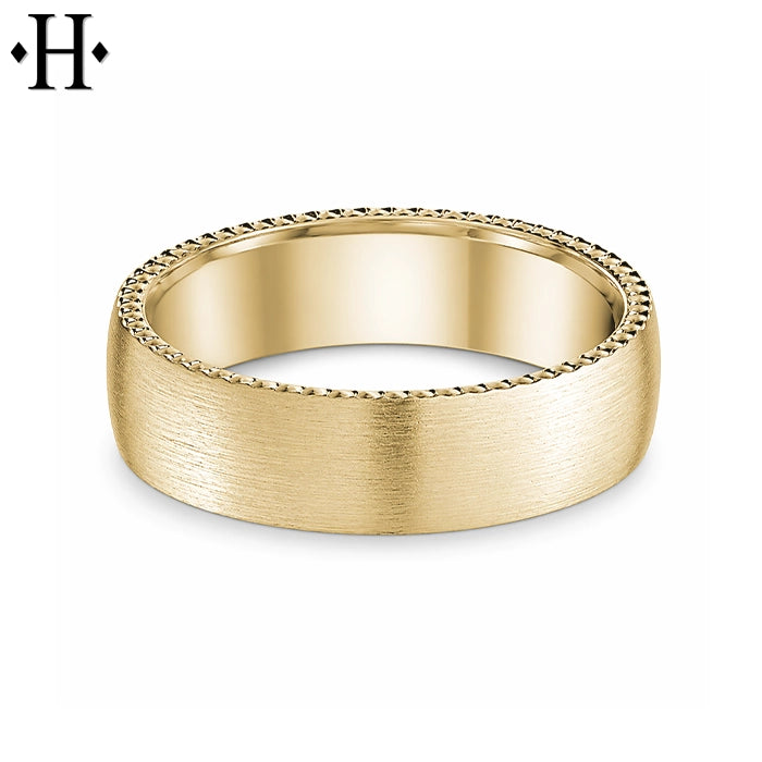 Classic Carved Ring 6mm