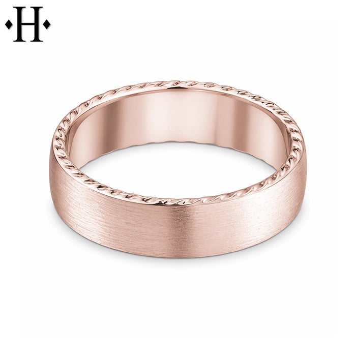 Classic Carved Ring 6mm