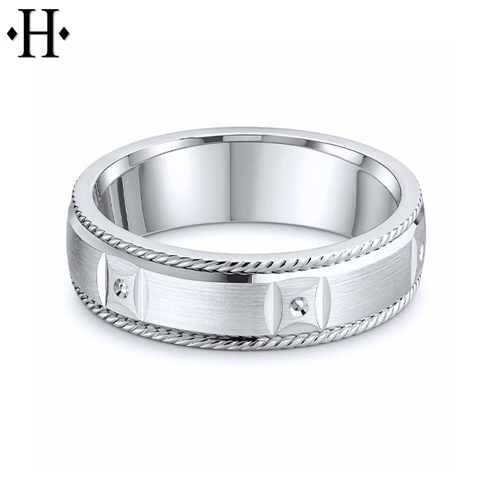 Classic Carved Ring 6mm