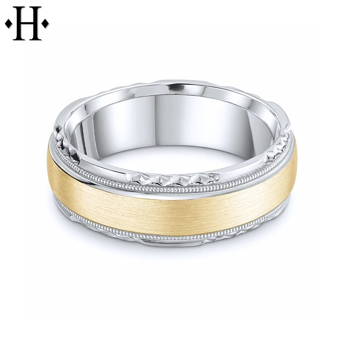 Classic Carved Ring 6mm