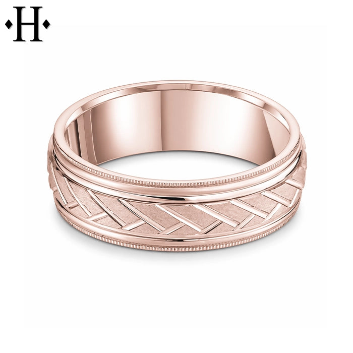 Classic Carved Ring 6mm