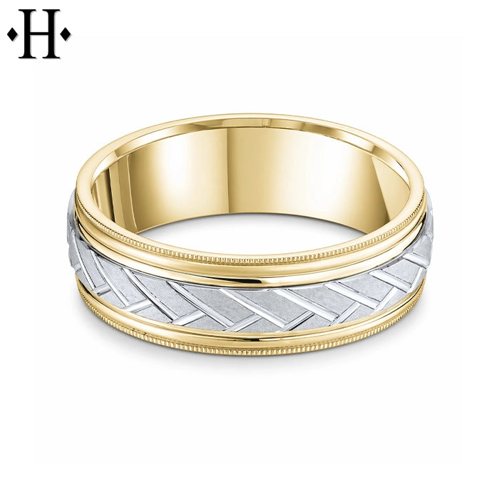 Classic Carved Ring 6mm