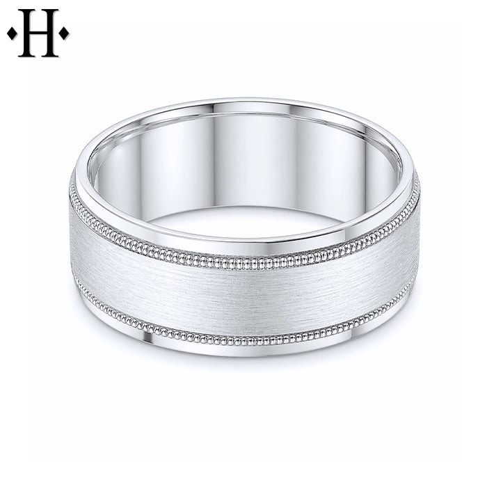 Classic Carved Ring 8mm