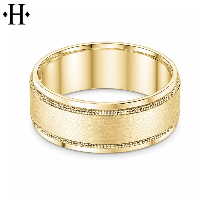 Classic Carved Ring 8mm