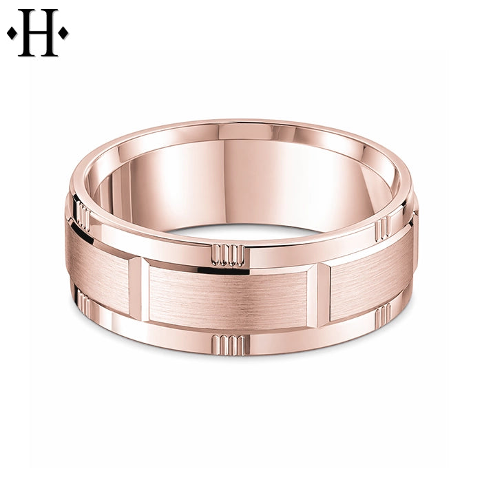 Classic Carved Ring 8mm