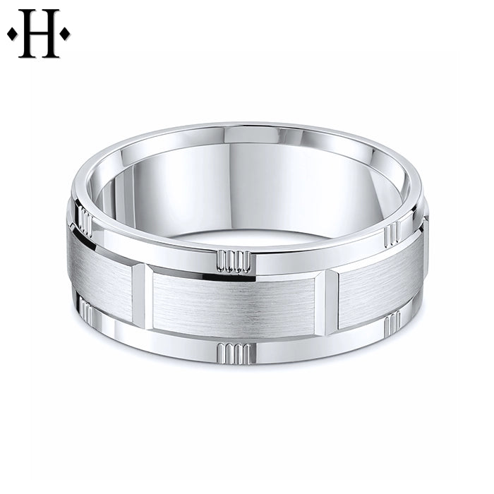 Classic Carved Ring 8mm