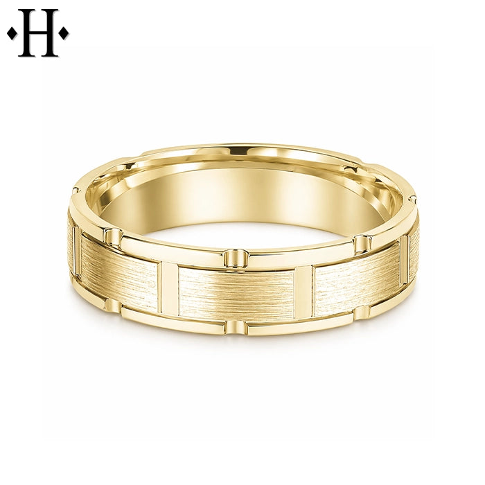 Classic Carved Ring 6mm