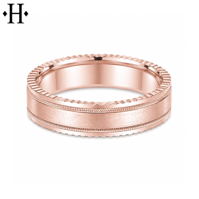 Classic Carved Ring 6mm