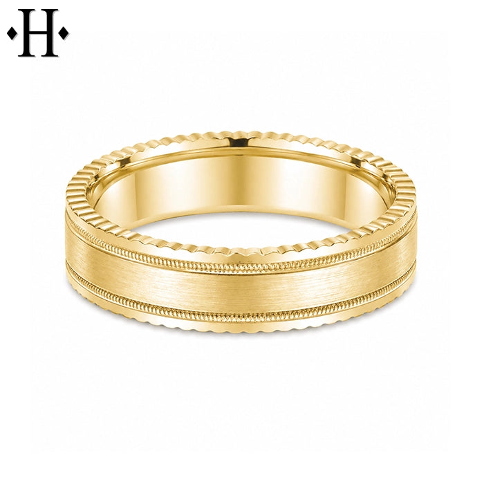 Classic Carved Ring 6mm