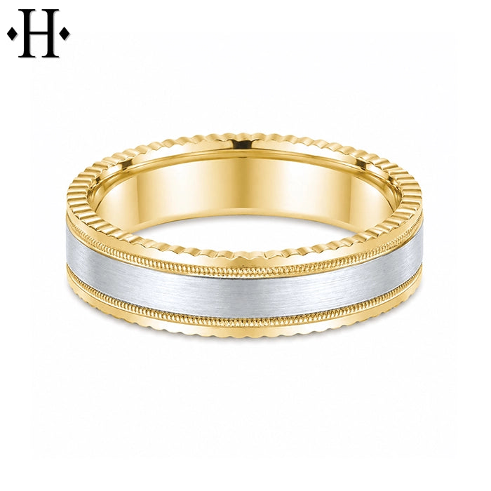 Classic Carved Ring 6mm