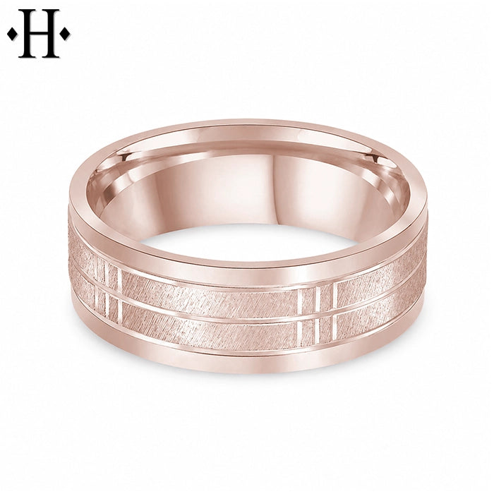Classic Carved Ring 8mm