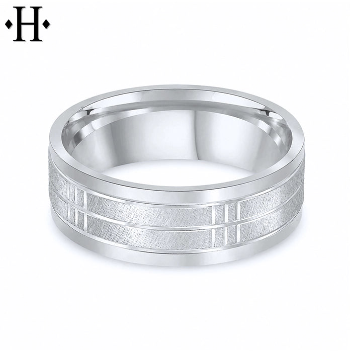 Classic Carved Ring 8mm