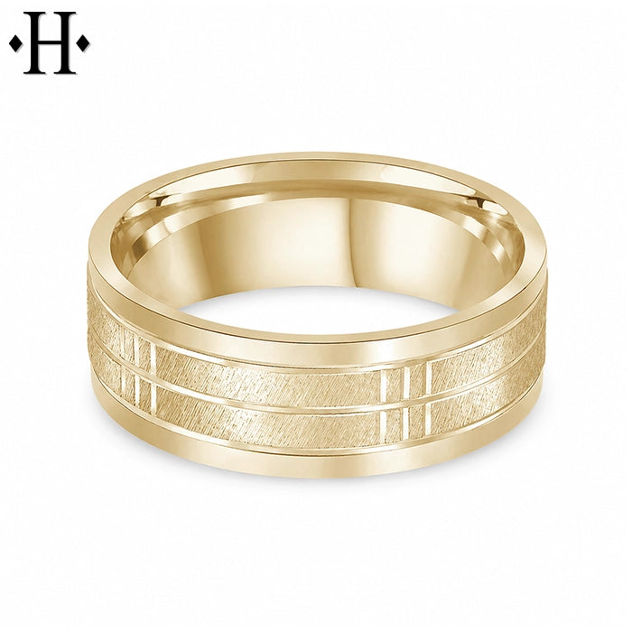 Classic Carved Ring 8mm
